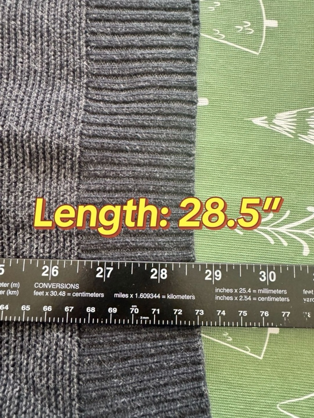 American Rag Cie Shawl Collar 100% Cotton Knit Sweater Gray Black Men’s M - Picture 8 of 11